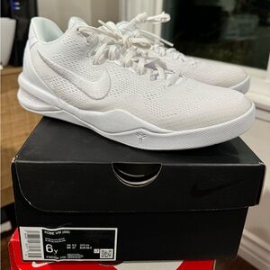 Brand new all white Kobe 8 !